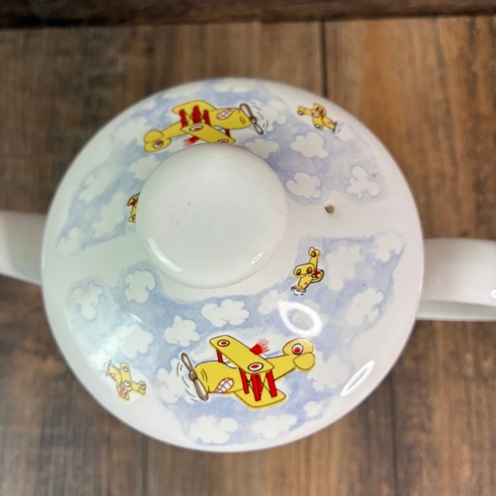 Wade Alex the Aviator Teapot Judith Wootton Made in England Bear Pilot Vintage
